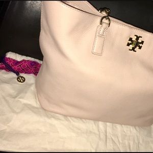 Tory Burch Blush Cream Pink Purse w/ dust bag